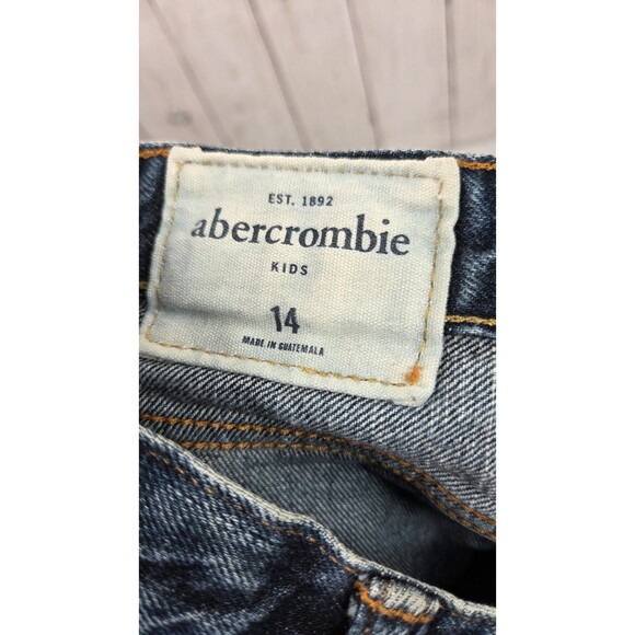 Abercrombie Kids Size 14 The A&F Skinny Blue Denim Jeans Youth EUC - Picture 6 of 13